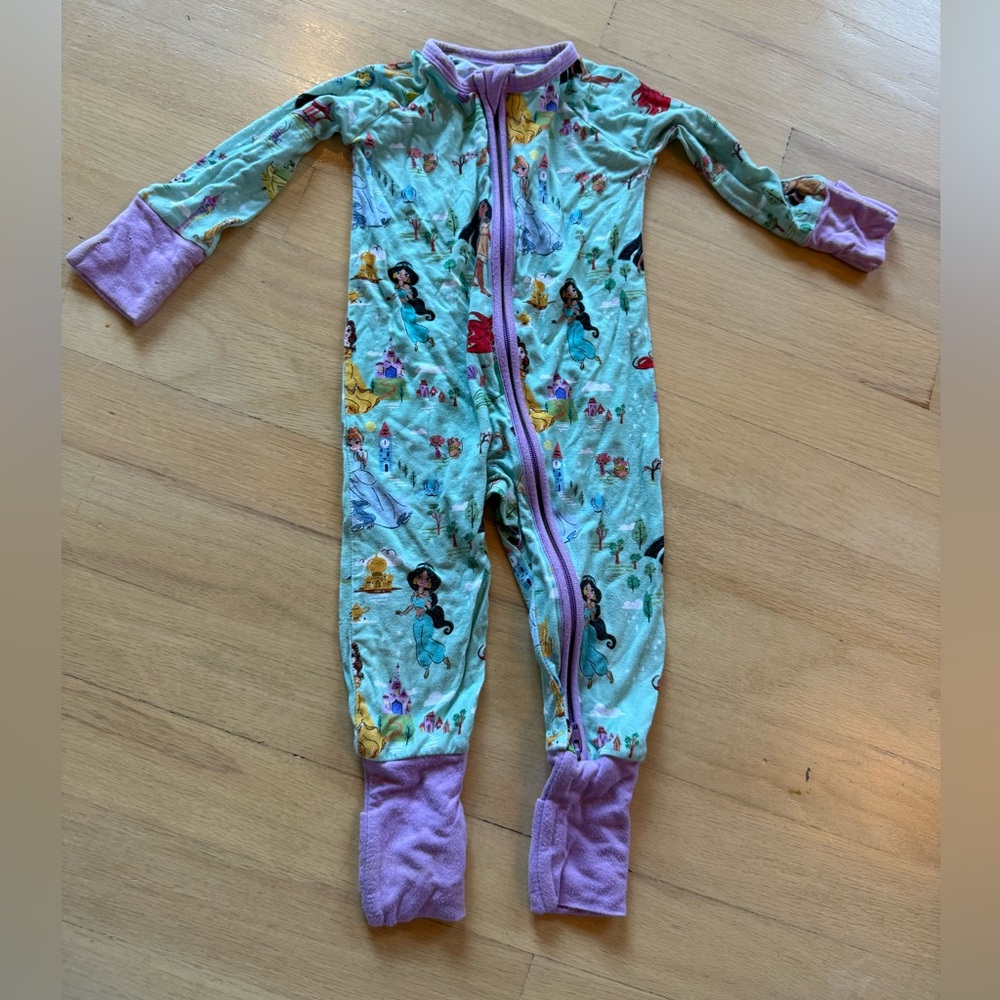 Little Sleepies Disney Princesses zippy
